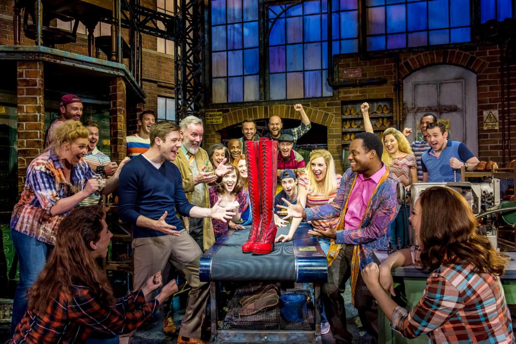 Strutting its stuff across the UK Awardwinning musical Kinky Boots