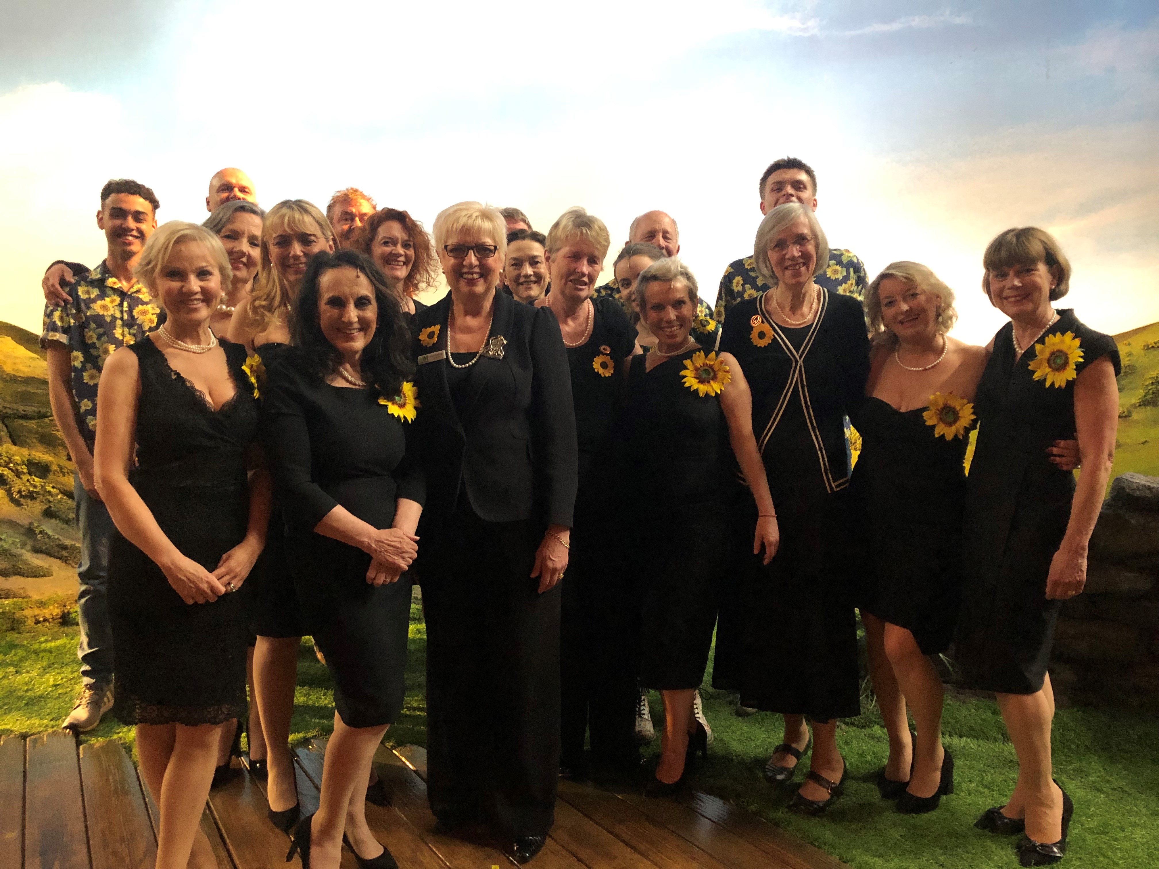 The Cast Of Calendar Girls The Musical Meet Leaders Of Local Women s Institutes Birmingham